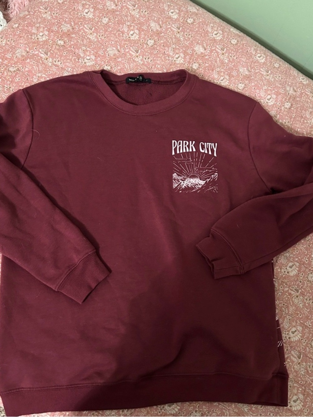 Yosemite Graphic Tee, Jean Jacket, Purple Sweatshirt bundle - Picture 2 of 3